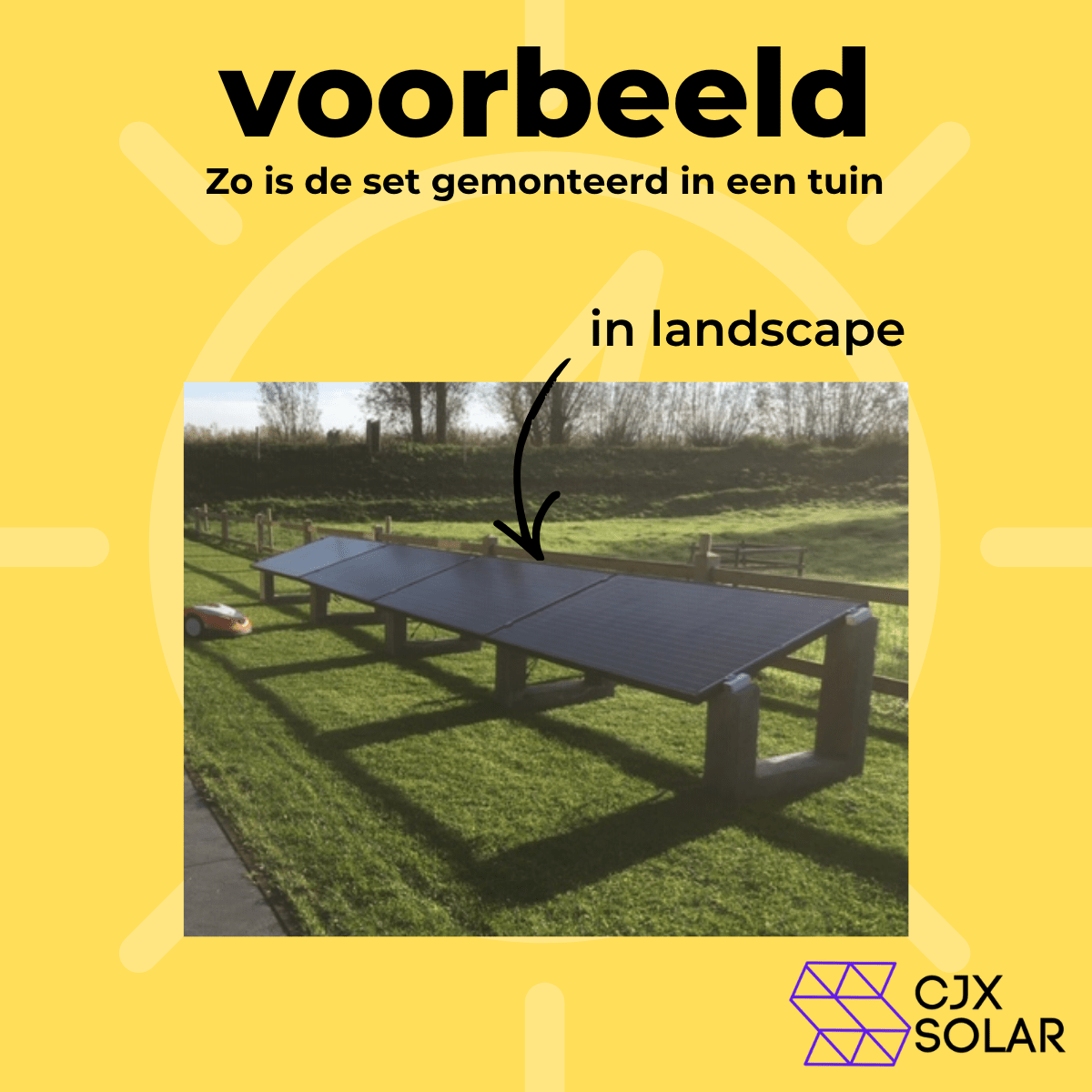 Supports en béton pour jardin ou sol pour panneaux solaires Plug & Play - CJX Solar