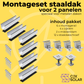 Montageset staaldak – CJX Solar Plug & Play Zonnepanelen