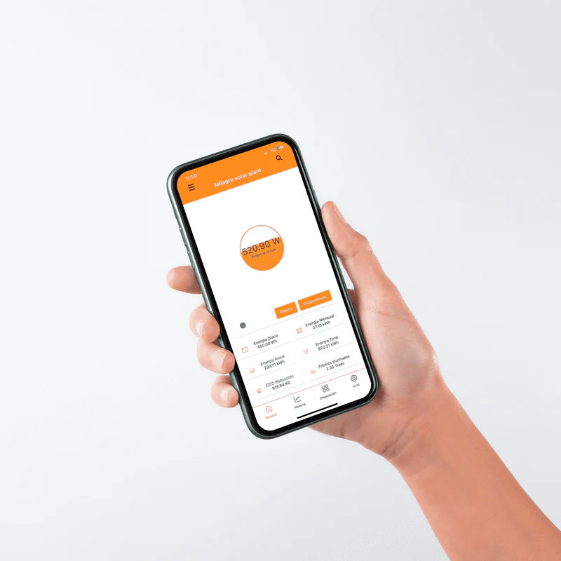 Opbrengst van Plug & Play zonnepanelen bekijken in app