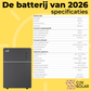CJX Solar Plug & Play Thuisbatterij 5 kWh (AC bidirectioneel) - CJX Solar