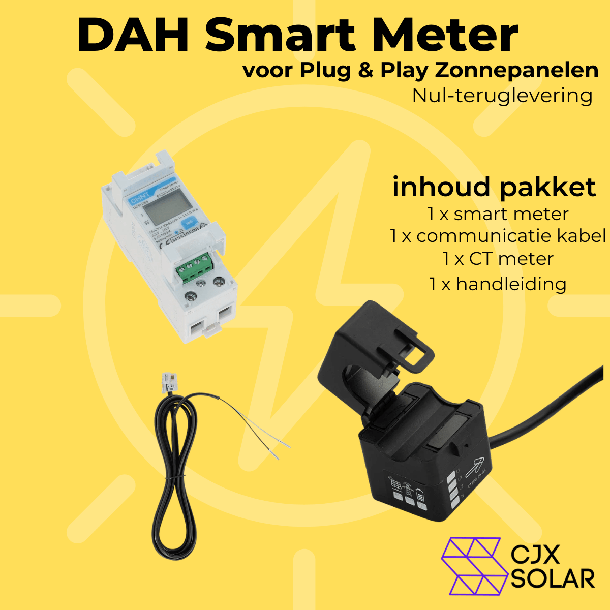 DAH Smart Meter voor Plug & Play Zonnepanelen | Nul-teruglevering - CJX Solar