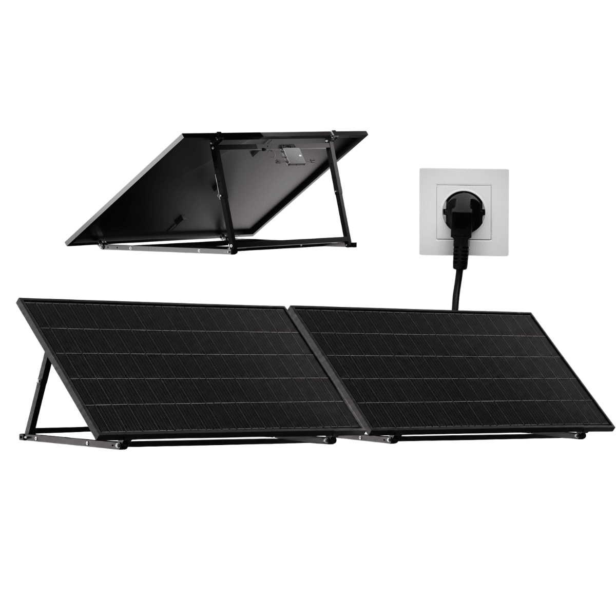 Zonnepanelen met stekker 800 W – inclusief voorgemonteerd onderstel - CJX Solar